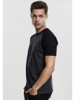 Raglan Contrast Tee Cha/Blk