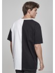 T-shirt Oversize Harlequin Black/White