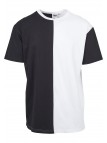 T-shirt Oversize Harlequin Black/White