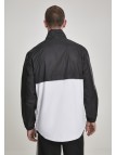Stand Up Collar Pull Over Black/White