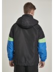 3-Tone Neon Mix Pull Over Black/Blue