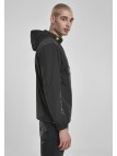 Contrast Pull Over Black/Electriclime