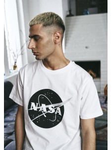 T-shirt NASA Black-and-White Insignia White