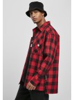 Check Flannel Shirt Red