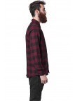 Checked Flanell Burgundy