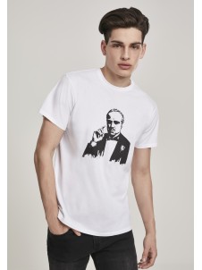 T-shirt Godfather Painted Portrait White