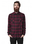 Checked Flanell Burgundy