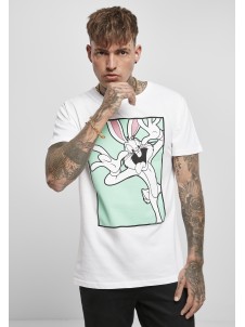 T-shirt Looney Tunes Bugs Bunny Funny Face White