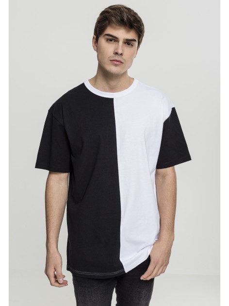 T-shirt Oversize Harlequin Black/White