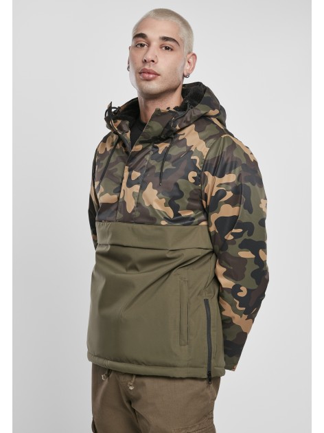 Camo Mix Pull Over Olive/Wood Camo