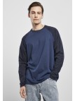 Longsleeve TB3834 Raglan Contrast LS Dark Blue/Midnight Navy