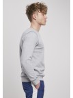 Bluza Organic Contrast Flatlock Stitched Grey