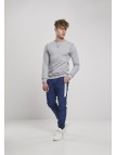 Bluza Organic Contrast Flatlock Stitched Grey