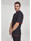 T-shirt Contrast Tall Black/Red