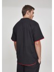 T-shirt Contrast Tall Black/Red