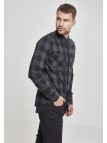 Koszula Flanelowa Checked Flanell Shirt Black/Charcoal