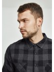 Koszula Flanelowa Checked Flanell Shirt Black/Charcoal