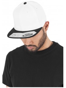 110 Fitted Snapback White/Black