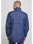 Stand Up Collar Pull Over Jacket darkblue L
