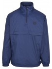 Stand Up Collar Pull Over Jacket darkblue L