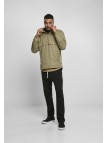 Stand Up Collar Pull Over Khaki