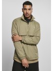 Stand Up Collar Pull Over Khaki