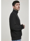 TB3130 Cardigan Stitch Roll Neck Black