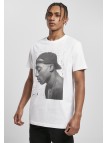 T-shirt Tupac Cracked Backround White