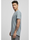T-shirt Shaped Long Dustyblue