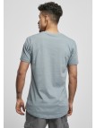 T-shirt Shaped Long Dustyblue