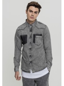 TB2086 Denim Pocket Grey Wash