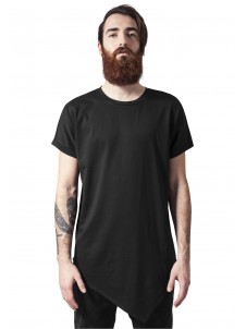 T-shirt TB1227 Asymetric Long Black