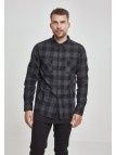 Koszula Flanelowa Checked Flanell Shirt Black/Charcoal