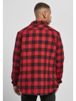 Plaid Quilted Shirt Red/Black