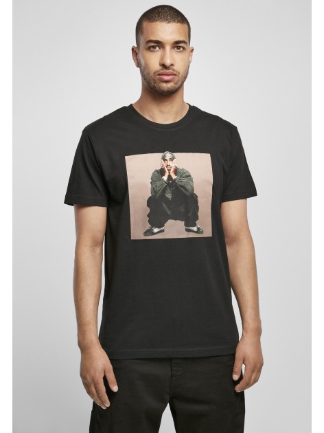 T-shirt Tupac Sitting Pose Black