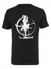 T-shirt White Samurai Black