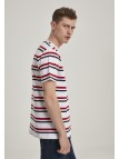 Yarn Dyed Skate Stripe White/Red/Navy