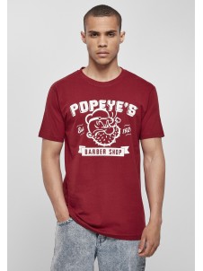 T-shirt MC179 Popeye Barber Shop Burgundy