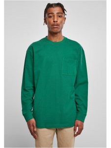Longsleeve Heavy Oversized Pocket Green