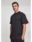 T-shirt Contrast Tall Black/Red