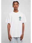 T-shirt Organic Tree Logo White