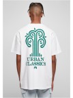 T-shirt Organic Tree Logo White