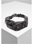 Bandana Print Headband 2-Pack Black/White