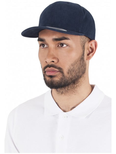 Czapka Snapback Brushed Cotton Twill Mid-Profile Navy