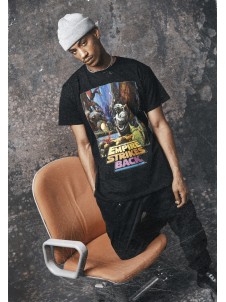 T-shirt Star Wars Yoda Poster Black