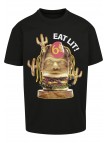 T-shirt Eat Lit Oversize Black