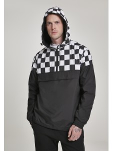 Kurtka Wiatrówka Check Pull Over Black/Chess