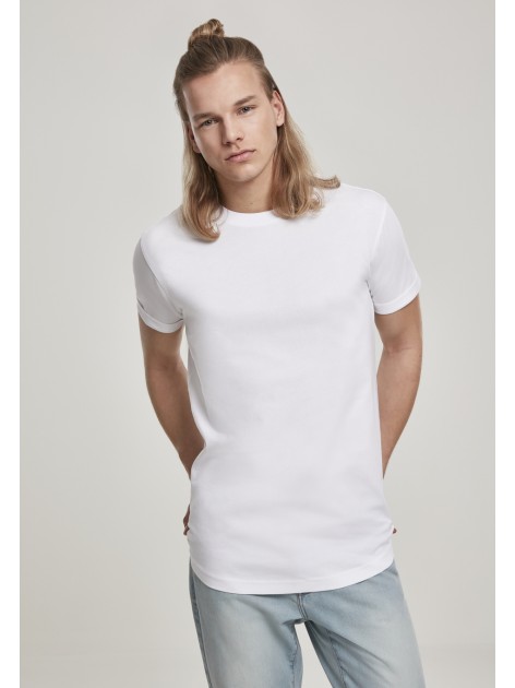 T-shirt Short Shaped Turn Up Thite
