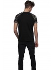 T-shirt TB639 Raglan Contrast Blk/Darkcamo