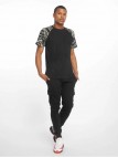 T-shirt TB639 Raglan Contrast Blk/Darkcamo
